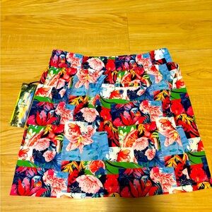 NWT KYODAN active floral summer textured skort size S tennis golf